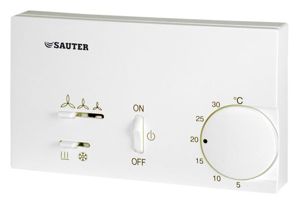 Fan-coil room-temperature controller, electromechanical